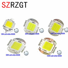 High Power LED Chip 1W 3W 5W 10W 20W 30W 50W 100W COB SMD LED Bead White 6000-6500K  1 3 5 10 20 30 50 100 W Watt 2024 - buy cheap