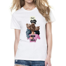 Женская футболка с надписью «Mommy's Love» Женская одежда с принтом «Super Mama» 2019 модная футболка с принтом женская футболка хлопковые топы с короткими рукавами 2024 - купить недорого