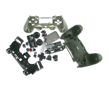 10sets/lot jds-040 Camouflage Army green Front+Back Hard Upper Housing Shell Case with full set button for PS4 Pro Controller 2024 - buy cheap