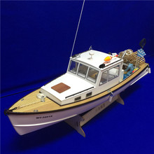 Scale 1/18 Simulation remote control shrimp boat model kits 2024 - buy cheap