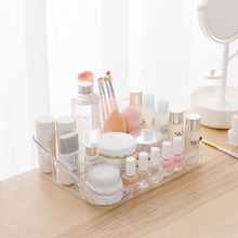OTHERHOUSE-organizador de maquillaje transparente, caja de almacenamiento de cosméticos, organizador de ojos pequeños, contenedor de almacenamiento para escritorio 2024 - compra barato