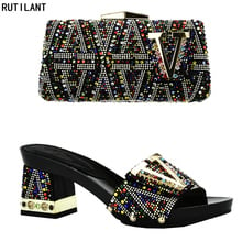 New Arrival Women Shoes and Bag Set In Italy African Matching Shoes and Bag Italian In Women Nigerian Wedding Shoes with Bag Set 2024 - buy cheap