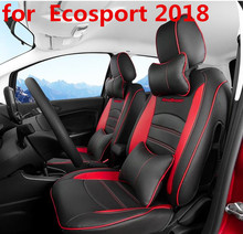 Capa para carro com estilização para o interior do carro, almofada especial para as 4 estações, pu, ford ecosport 2018 2024 - compre barato