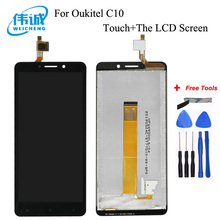 WEICHENG Top Quality Replacement For 5.5 Inch Oukitel C10 LCD Display and Touch Screen Digitizer Assembly +Free Tools 2024 - buy cheap