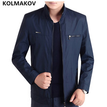 2019 New Men's Jackets Windbreaker Casual Bomber Jacket Men Slim Fit Man Dress Homme Spring Autumn Solid Color Coats Masculino 2024 - buy cheap