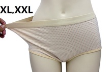 XL,XXL women plus size cotton underwear 95%cotton lady briefs panties panty knickers excellent quality 6pieces/lot wholesale 2024 - buy cheap