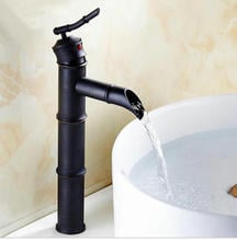 black bamboo style bathroom faucet fashion vintage hot and cold faucet wash basin mixer sink faucet mixer tap 2024 - buy cheap