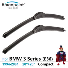 Escobillas limpiaparabrisas para BMW Serie 3 (E36) Compact 1994-2001 20 "+ 20", Juego de 2 uds., los mejores limpiadores para lluvia 2024 - compra barato