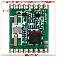 5 unids/lote módulo transceptor RF 868MHZ RFM69HW 20dBm 433/868/915MHZ 2024 - compra barato