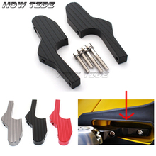 Motorcycle accessorie Passenger Foot Peg Extensions Extended Footpegs with 4 screws for  GT GTS GTV 60 125 200 250 300 2024 - buy cheap