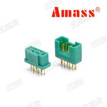 10 Pcs Amass MPX Male/Female 6-pin plug Connector  FreeTrack Shipping 2024 - buy cheap