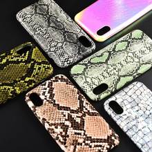 Boucho Phone Case for iphone XR XS MAX X 8 plus Case Snake Skin Soft Back Cover For iphone 12 11 Pro Max Mini 8 7 6 6S plus Case 2024 - buy cheap