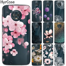 Hyrcase flor silicone capa para motorola moto g6 sexy rendas floral macio tpu caso de telefone para motorola moto 1s 2024 - compre barato