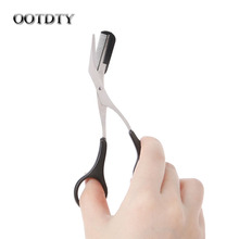 OOTDTY-cortador de cejas para mujer, tijeras, peine de eliminación de pelos, herramientas de mano moldeadoras, envío directo 2023 - compra barato