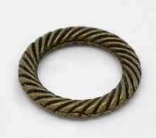 Doreenbeads anéis soldados de bronze antigo 13mm, vendidos por pacote de 80 2024 - compre barato