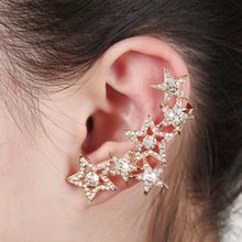 1 шт. правый левый зажим для уха, модные серьги в форме звезды, зажим для сережек, женские ушные манжеты 2024 - купить недорого