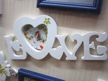Customize any photo frame Wood Wooden white Letters Alphabet be used for Birthday Gifts Bridal Party Home Wedding Decorations 2024 - buy cheap