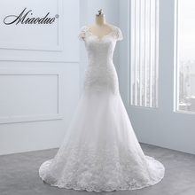 Vestidos De Noiva Backless Lace Wedding Dress 2022 Mermaid Appliques Pearl White Bridal Gowns Plus Size robe de mariée for Women 2024 - buy cheap