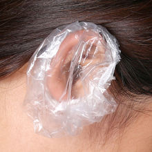 Orejeras transparentes desechables para ducha, Protector de orejas impermeable para tinte de pelo, accesorios de tapas de agua, 100 Uds. 2024 - compra barato