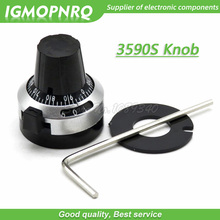 1PCS 3590S 6.35 mm 4mm precision scale knob potentiometer knob IGMOPNRQ 2024 - buy cheap