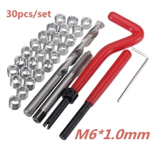 25PCS Car Engine Block Restoring Damaged Thread Repair Tool Kit M6 Auto Helical Coil Insert Garage Hands Tool 2024 - buy cheap