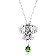 dongsheng Outlander Scottish National Flower Pendant Necklace Scotland Thistle Necklace Wings Lovely Thistle Jewelry -30 2023 - buy cheap