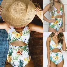 Sexy Padded Bikini Women 2019 Summer Swimsuit Brazilian High Waist Bikini Push Up Girls Floral Print Swim Suit Maillot De Femme 2024 - buy cheap