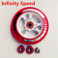 Conbination, 8 Pcs Infinity Inline Speed Skating Wheels, Roller Skates Slide Wheel with ILQ-9 ILQ-11 Bearings 2024 - buy cheap