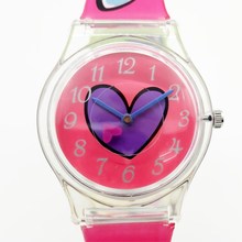 Wils-reloj de cuarzo de marca de moda para mujer, relojes de pulsera impermeables, con correa de silicona, corazón y amor 2024 - compra barato