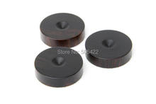 4pcs Ebony Speaker Spike Base Pads CD Amplifier Isolation hifi Floor Stand Feet Dia 23MM 2024 - buy cheap