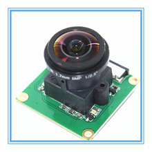 Raspberry Pi Модуль камеры OV5647 5MP 175 градусов широкоугольный объектив рыбий глаз Raspberry Pi 3/2 Модель B модуль камеры 2024 - купить недорого