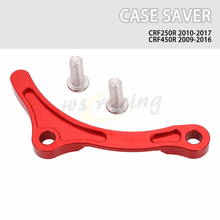 Motorcycle Aluminum Engine Plate Cover Case Saver Cover Guard For Honda CRF250R CRF450R 2009 2010 2011 2012 2013 2014 2015-2017 2024 - buy cheap