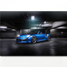 Super Car Wall Art Porsches 911 Turbo Convertible Vehicle Posters and Prints Canvas Art Framed Paintings For Room Decor 2024 - buy cheap