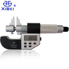 Alta qualidade xibei marca eletrônico digital dentro micrômetro caliper calibre 5-30mm 0.001mm 2024 - compre barato