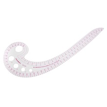 Affordable 11.8" Long Comma Shaped Plastic Transparent French Curve Ruler SplIne 2024 - buy cheap