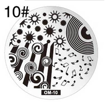 Nail Art Polish DIY Stamping Plates Image Templates Nail Stamp Stencil Beauty Decorations Manicure Tools 1pcs/lot  om10 2024 - buy cheap