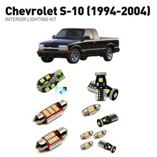 Светодиодные интерьерные лампы для Chevrolet s-10 1994-2004 13 шт. светодиодные лампы для автомобилей набор автомобильных ламп Canbus 2024 - купить недорого