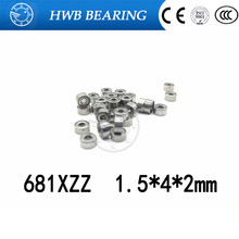 681XZZ 681X 681 L415ZZ deep groove ball bearing 1.5x4x2mm miniature bearing 1.5*4*2mm full complement 1.5*4*2 mm 2024 - buy cheap