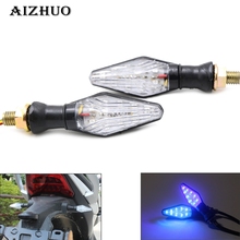 Universal Motocycle Turn Signal Indicators LED Light For Honda VTR1000F / FIRESTORM VTX1300 X-11 CB400 HORNET Benelli BN302 2024 - buy cheap