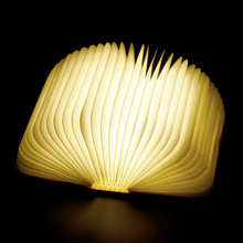 Lámpara Led plegable con forma de libro, luz nocturna creativa, portátil, recargable por Usb 2024 - compra barato