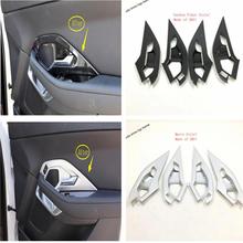 Yimaautotrims Inner Door Handle Bowl Frame Cover Trim 4 Piece ABS Fit For Jaguar E-pace E pace 2018 2019 2020 Interior Mouldings 2024 - buy cheap