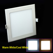 3W 9W 12W 15W 25W Panel de luz LED blanco cálido/blanco frío cuadrado suspendido LED techo punto de iluminación bombilla AC85-265V envío gratis 2024 - compra barato