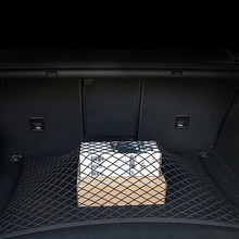 Car Back Rear Trunk Seat Pocket Cage Auto Organizer Seat Back Bag 70cm x 70cm Elastic String Net Magic Sticker Mesh Storage Bag 2024 - buy cheap