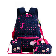 Рюкзак для девочек-подростков, легкий, водонепроницаемый, с принтом звезд 2024 - купить недорого