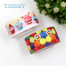 YJHSMY 184163 10 yards 25 mm Cartoon Ribbons Thermal transfer Printed grosgrain Wedding Accessories DIY handmade material 2024 - buy cheap