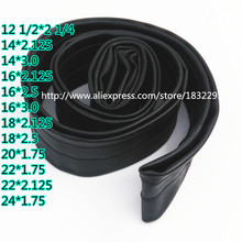 1pcs Electric bicycle inner tube Bicycle inner tube Scimitar Straight mouth 14/16/18/20/22/24*2.125 3.0 2.5 121/2*21/4 2024 - buy cheap