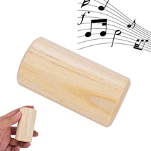 Chocalho cilíndrico de madeira para crianças, instrumento musical de percussão educacional para crianças, 1 peça 2024 - compre barato