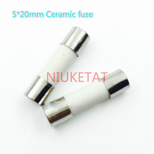 100pcs Ceramic fuse 5*20mm 10A 250V 10000mA 5*20 10A 250V Ceramic fuse New and original High quality fuse 2024 - buy cheap