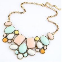 New Design Fashion Jewelry Bohemian Style Women's Bubble Pendant Collar Chain Punk Statement Necklace for women 2024 - buy cheap