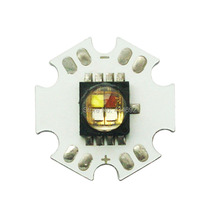 10 Вт Cree 20 мм Star PCB MC-E RGBW RGB + белый высокомощный светодиодный светильник 370LM ~ 430LM для светодиодной лампы 10 шт./лот 2024 - купить недорого
